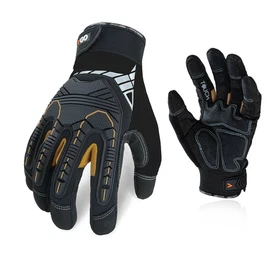 Vgo 1/3 Pair Heavy Duty Work Gloves,Mechanic Gloves Impact-Absorb(SL8849)