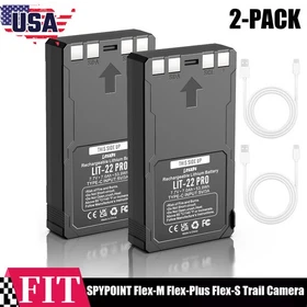 1-4PCS 7000mAh LIT-22 Battery for SPYPOINT Flex-M Flex-Plus Flex-S Trail Camera