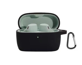 Silicone Case Earphone Pouch Cover With Carabiner for Jabra Elite 4 Active