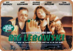 METAL SIGN - Big Lebowski (1998) 1 - Vintage Look