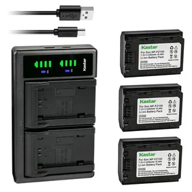 Kastar NP-FZ100 Battery LTD2 Charger for Sony Alpha &alpha;6700 A6700 Hybrid Camera