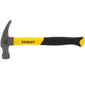 Stanley 20 oz Forged High-Carbon Steel Head Rip Fiberglass Hammer