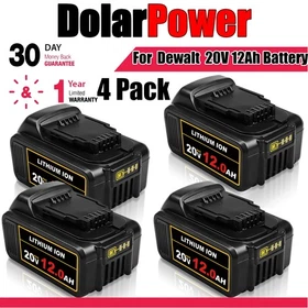 3Pack 20V 12.0AH Battery For Dewalt 20Volt Max XR Lithium DCB206-2 DCB205 DCB200