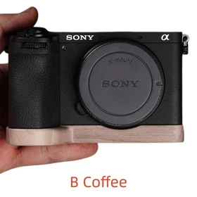 For Sony A6700 Bottom Grip Handmade Wood Camera Base Plate