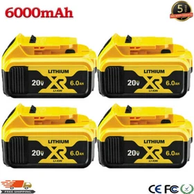 4Pack Lithium Ion Battery For DeWalt 20V 20 Volt Max 8.0AH DCB205 DCB206 DCB200