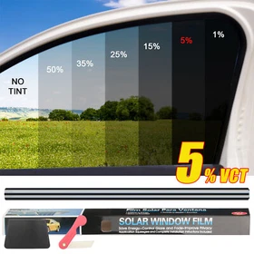 20" x 10FT/20FT Car Window Tint Film Roll - 5-50% VLT for Car, Home & Office USA