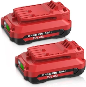 2Pack 20V V20 6.0Ah For Craftsman 20Volt MAX Li-ion Battery CMCB205 / Charger US