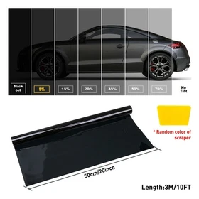 20" x 10FT/20FT Car Window Tint Film Roll - 5-50% VLT for Car, Home & Office USA