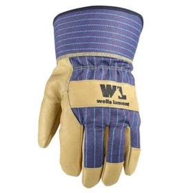 Wells Lamont Men's Outdoor Palm Insulated Leather Gloves Palomino L, XL 1 pair