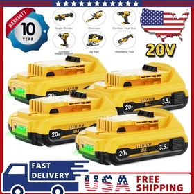 1-4PCS For DeWalt 20 Volt Max 3.5AH Lithium-Ion Battery丨Charger DCB204-2 DCB200