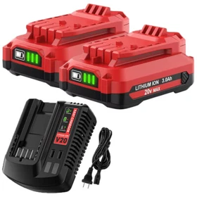 For Craftsman V20 20 Volt MAX Lithium Battery / Charger CMCB204 CMCB205 CMCB201