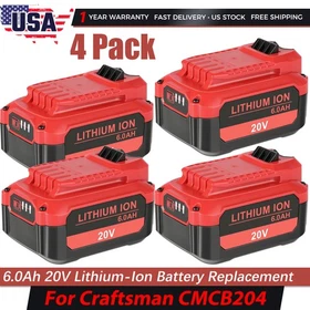 For Craftsman 20 Volt Max 6.0Ah Lithium Ion Battery CMCB205 CMCB204 CMCB202 New