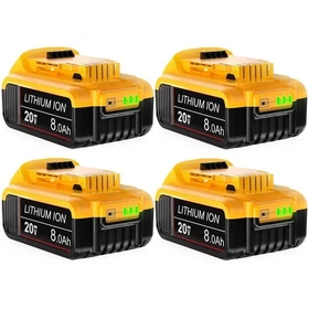 10X/1X 8.0AH Lithium Ion Battery For DeWalt 20 Volt Max DCB206-2 DCB205-2 DCB200