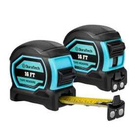 DURATECH Magnetic Tape Measure 25FT with Fractions  Assorted Sizes , Styles 