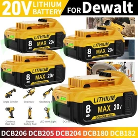 1/4X For DeWalt 20V 20 Volt Max XR 12.0AH Li-Ion Battery DCB205-2 DCB204 DCB200