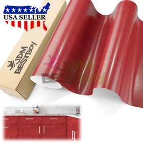 Gloss Matte 60" Wood Grain Vinyl Wrap Sticker Decal Car Home Kitchen Decoration