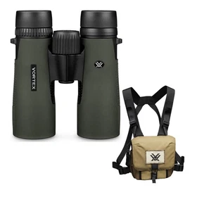 Vortex Diamondback HD Roof Prism Binoculars GlassPak Harness Case