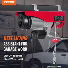VEVOR Electric Hoist, 440lbs Garage Hoist With 14ft Wired Control, 110 Volt Elec