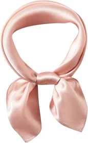21"X21" Solid Color Silk Scarf-100% Mulberry Silk Neck Scarf-Light Thin Breathab