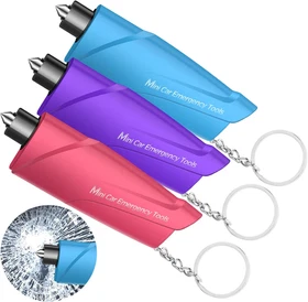 RAPUDA Window Breaker Seatbelt Cutter,3-In-1 Mini Glass Breaker, 3 Pack Car Esca