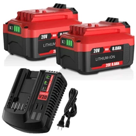 20 Volt For Craftsman V20 8.0Ah Li-ion Battery / Charger CMCB205 CMCB204 CMCB202