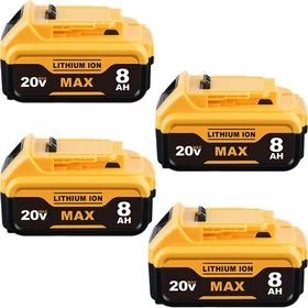 1/4Pack 3.5/8AH Replacement Battery For DeWalt 20V Max Li-Ion Battery DCB200