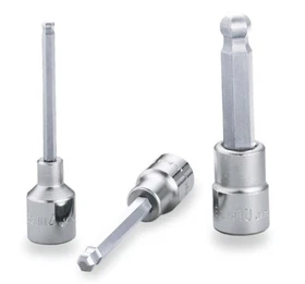 TONE 3/8&rdquo; DRIVE BALL POINT HEXAGON SOCKET (3～10mm) 3BH-03～10 MADE IN JAPAN 