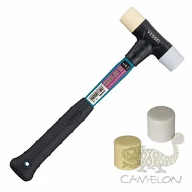 VESSEL Gel Grip Hammer Rubber and Plastic Head No.77-10 made in Japan