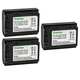 Kastar NP-FZ100 Battery Replacement for Sony Alpha &alpha;6700 A6700 Hybrid Camera