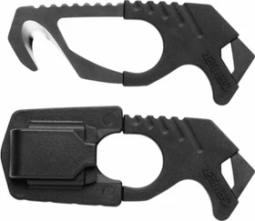 GERBER STRAP CUTTER EMERGENCY RESCUE TOOL WITH SHEATH & GLASS BREAKER NSN'D