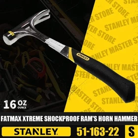 STANLEY FatMax XTREME Shockproof Hammer - Durable, Comfortable Design