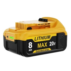 1-2Pack Lithium Ion Battery For DeWalt 20V 20Volt Max 8.0AH DCB205 DCB204 DCB200