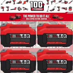 For Craftsman V20 Battery 20 Volt 8.0Ah Lithium Ion 20V CMCB205 CMCB204 CMCB202