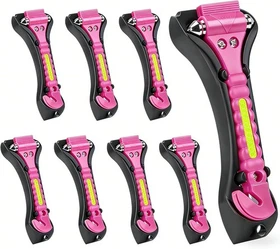 BSUXMAFG 2Pcs Car Safety Hammer, 3-in-1 Emergency Escape Tool with Window Bre