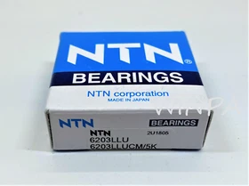 NTN 2 x 6203-2RS/LLUCM/5-C3 2 RUBBER SHIELDED BALL BEARING 17mmx40mmx12mm NEW