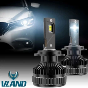 VLAND LED Demon Headlights+D2S LED Bulbs For 11-2018 Volkswagen Jetta Sequential