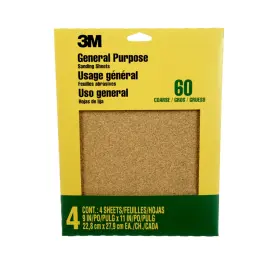 9003NA 3M Sandpaper Sheets Sands Paint Wood Great