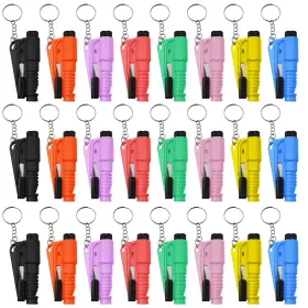 KEY007-1 ADBOROS Car Window Breaker Key Chains Glass Seat
