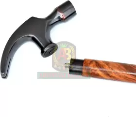 689999972057 ADVANTAGE BARGAIN Hammer Wooden Cane Handle Set #3
