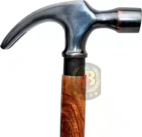 689999972057 ADVANTAGE BARGAIN Hammer Wooden Cane Handle Set