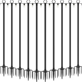 10FT AILBTON Pack Light Poles Outside Fork Stand