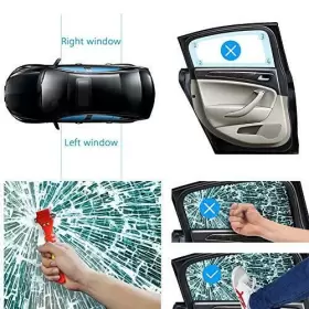 192236868278 AISIBO Emergency Hammer Car Window Safety Auto #3