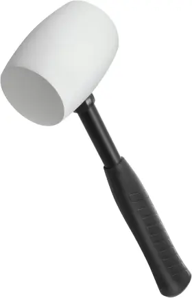 648336 ALLTRADE Powerbuilt Rubber Mallet Hammer Slip Steel