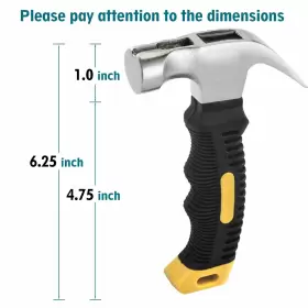 616943707083 ALLWIN Claw Hammer Mini Women Kids Camping Tack #2