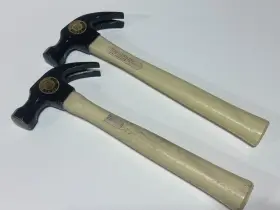 11776 AMES SERVALL Nos Claw Hammer Set Wood Handle