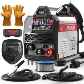 MIG-135PLUS ANDELI Welder Flux Core Lift Tig Stick Gasless
