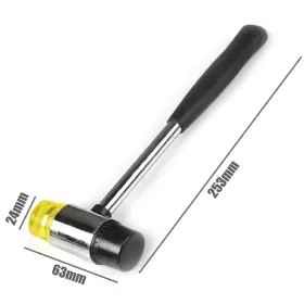 721512466305 AOTISBAO Rubber Mallet Marking Hammer Steel Pipe #2