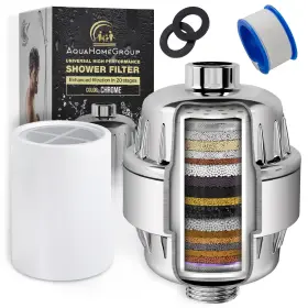 AHG15 AQUAHOMEGROUP Filter Head Vitamin Chlorine Fluoride