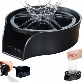 AQ-RNSP-BLSS-01 AQUATIQ Glass Rinser Sink Sprayer Bottle