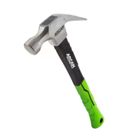 613364210697 ARCAN Tools Claw Hammer Fiberglass Handle Rubber